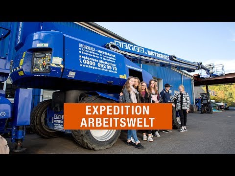 Expedition Arbeitswelt | IGS Hamm/Sieg zu Besuch bei BEYER-Mietservice