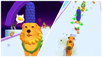 GROOMER RUN 3D 🐕🍖🐕‍🦺 Gameplay All Levels iOS, Android Walkthrough Game Mobile New Level