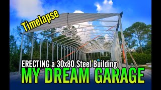 Building My Dream Garage in 5 Minutes! Time-lapse