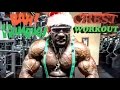 CHEST WORKOUT (CRAZY HOLIDAY RANT)| Kali Muscle