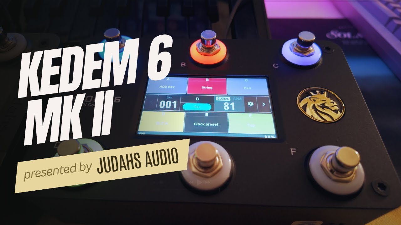 KEDEM 6 MIDI Controller 本体 New Judahs KEDEM 6 MIDI Controller I GT_Joon Review - YouTube