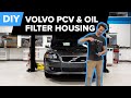 How To Replace A Volvo Oil Filter Housing & PCV - Volvo P1 Platform - Volvo S40, V50, C30, & C70