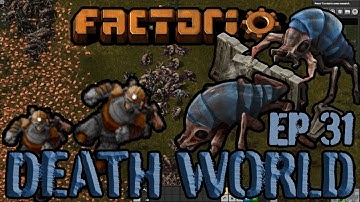 FACTORIO DEATHWORLD with JD-PLAYS | Kovarex Enrichment Processing or Bust - Episode 31