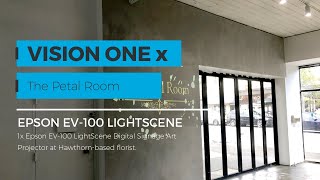 The Petal Room Epson EV-100 LightScene Projector by Vision One