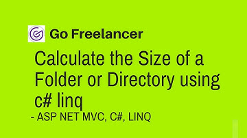 Calculate the Size of a Folder or Directory using c# linq asp net mvc