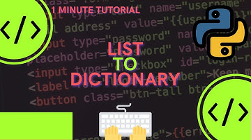 In Python, Two list can be converted into Dictionary #Shorts