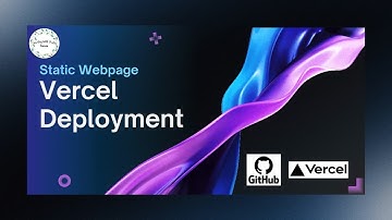 Deploy Static Website to Vercel in 8 minutes (Full Tutorial) | CI/CD | GitHub