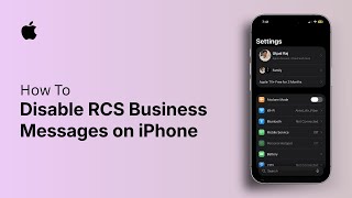 How to Disable RCS Business Messages on iPhone