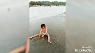 Kaka Valerie Mandi Di Pantai Lagi1