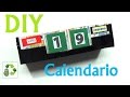 Como hacer Calendario PERPETUO con CARTÓN (Reciclaje) Ecobrisa.