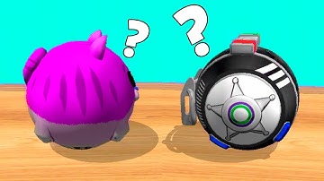 Going Balls - Level from Finish to Start - Which Police Ball vs Fat Cat Will Be First? Race-211