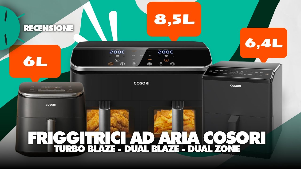 Friggitrice ad aria COSORI DC 601 Turbo Blaze 6 L