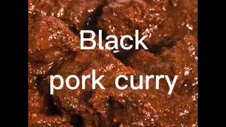 Black pork curry / spicy and delicious recipe / pork curry/ special occasion / meat lover / for you