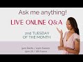 Ask me anything LIVE each month for free support + group meditation with  Dr. Andrea Pennington