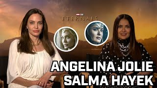 Eternals: Angelina Jolie and Salma Hayek on Avengers Crossovers, Joining MCU