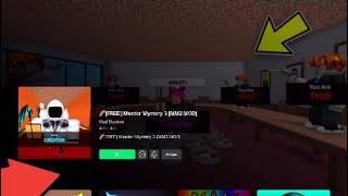 Playing Murder Mystery 3 On Roblox. (Ft @Tre Henry)