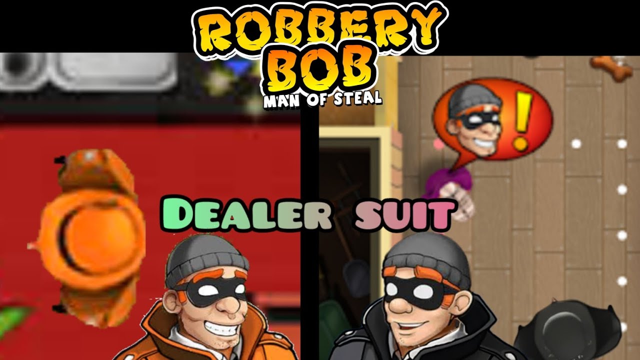Dealer suit black Vs orange playing suit Robbery bob not link
