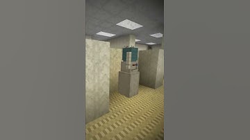 I Found The BACKROOMS in Minecraft😱! #minecraft #shorts #backrooms