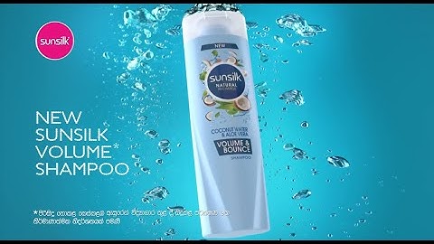 Sunsilk Volume & Bounce ad 2018