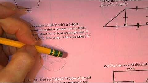 Review 9 - 12 Area of Polygons Word Problems