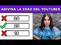 ADIVINA LA EDAD DEL YOUTUBER | CONOCE LAS EDADES DE LOS YOUTUBERS | YOU OCIO