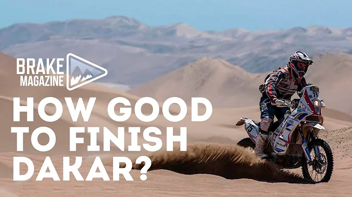 How Good Do You Need To Be To Finish The Dakar Ral...