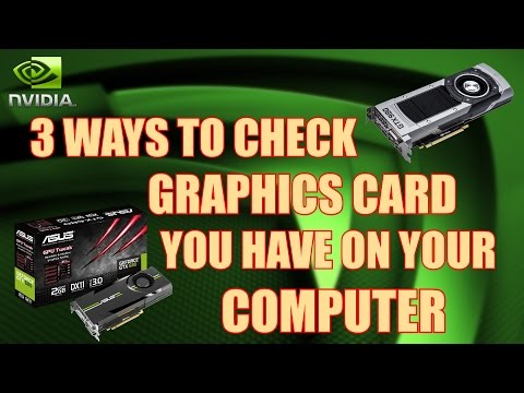 How To Check Graphics Card On Windows 7/8/8.1/10