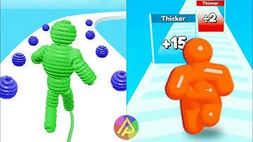 Rope-Man Run vs Tall Man Run Gameplay Speedrun Walkthrough 4K Ap Gamer Live