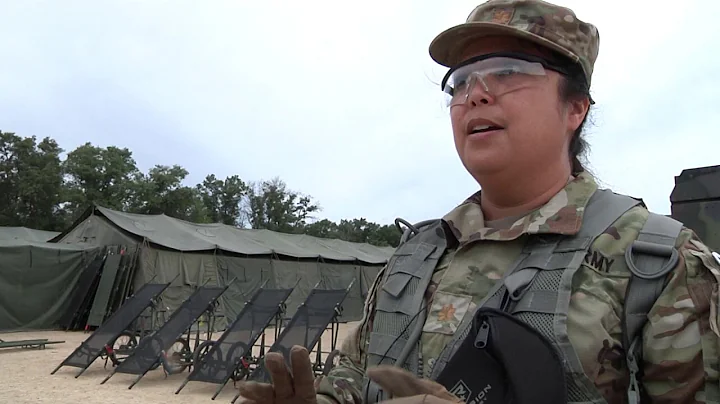 Major Teri Arnold, an Observer Coach Trainer for G...