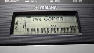 Yamaha PSR-E243 Canon in D Major 