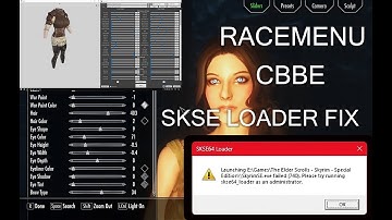 Skyrim Special Edition - Install CBBE B0dySlide & Racemenu Via Mod Organizer 2