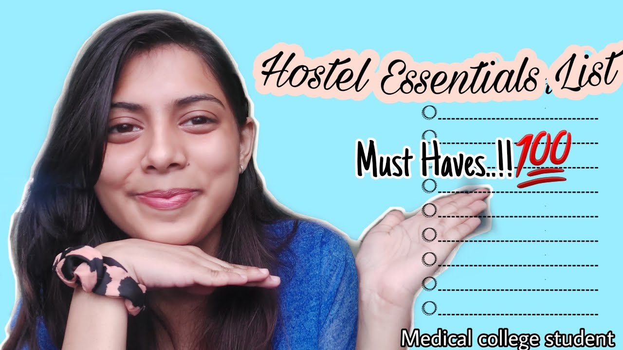 Hostel Must Haves | Hostel Essentials List | Medical BPTh student #