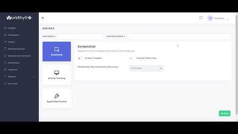 WorkRhythm | Employee Monitoring Software | How to Create And Apply Rule from Admin Console?