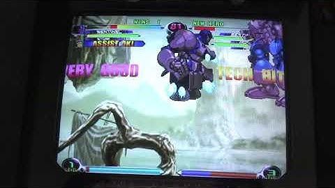 MvC2: Magnus - Clutch Tech hit to Framekill DHC Proton Canon .:6.12.21:.