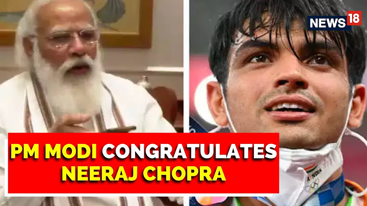 PM Modi Congratulates Neeraj Chopra For Getting Silver Medal In World Athletics Champ | English News
