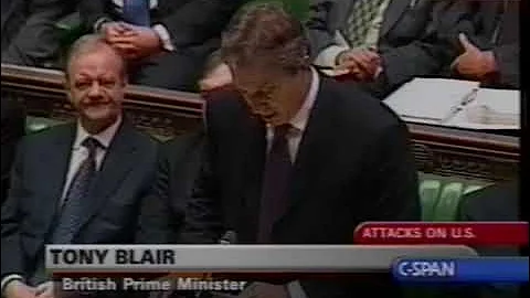 British House Of Commons Special Session (9-14-2001)