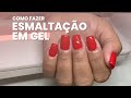 ESMALTAÇÃO EM GEL ( UNHAS TRANSFORMADAS )