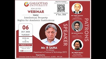 Intellectual Property Rights for Academic Institutions