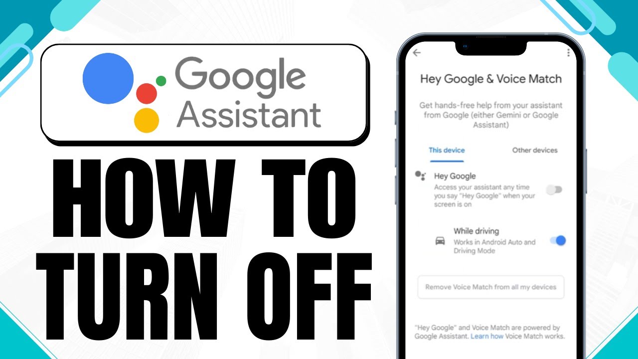 How to Turn Off Gemini Google Assistant (Simple Steps!) - YouTube