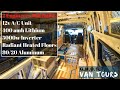 Engineers Design Ultimate 4x4 Van Tiny Home - Mid Build