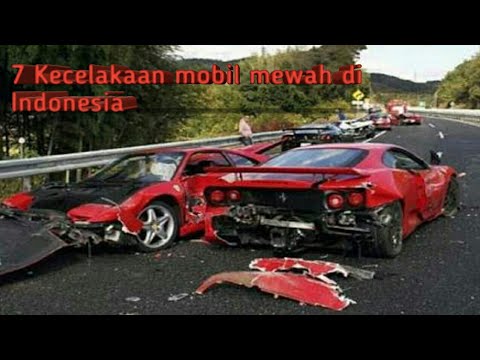 7 tabrakan mobil  mewah  di  Indonesia  YouTube