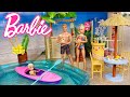 Barbie y Ken con Los Bebes en Hotel de Playa