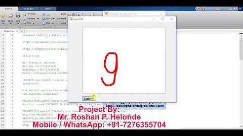 Handwritten Digit Recognition using matlab