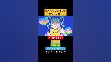 だんだんできあがる⚡️ボルテッカー #初音ミク #ポケモン #ポケミク #deco27 #ボルテッカー