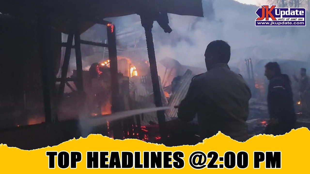 JKupdate Top Headlines @ 2 PM 09 MARCH 2026