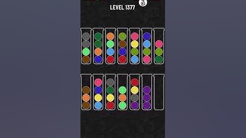 Ball sort Puzzle 1377.bölüm