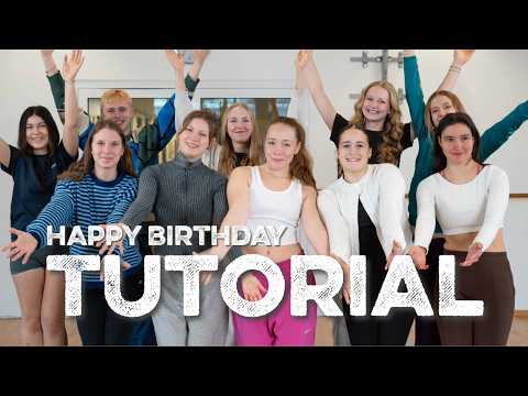 "Happy Birthday" - Easy birthday flash mob to dance along to: Tutorial