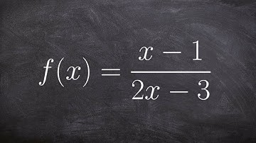 Write the domain in interval notation of a rational function