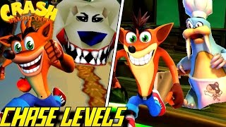 Evolution of Chase Levels in Crash Bandicoot (1996-2016)