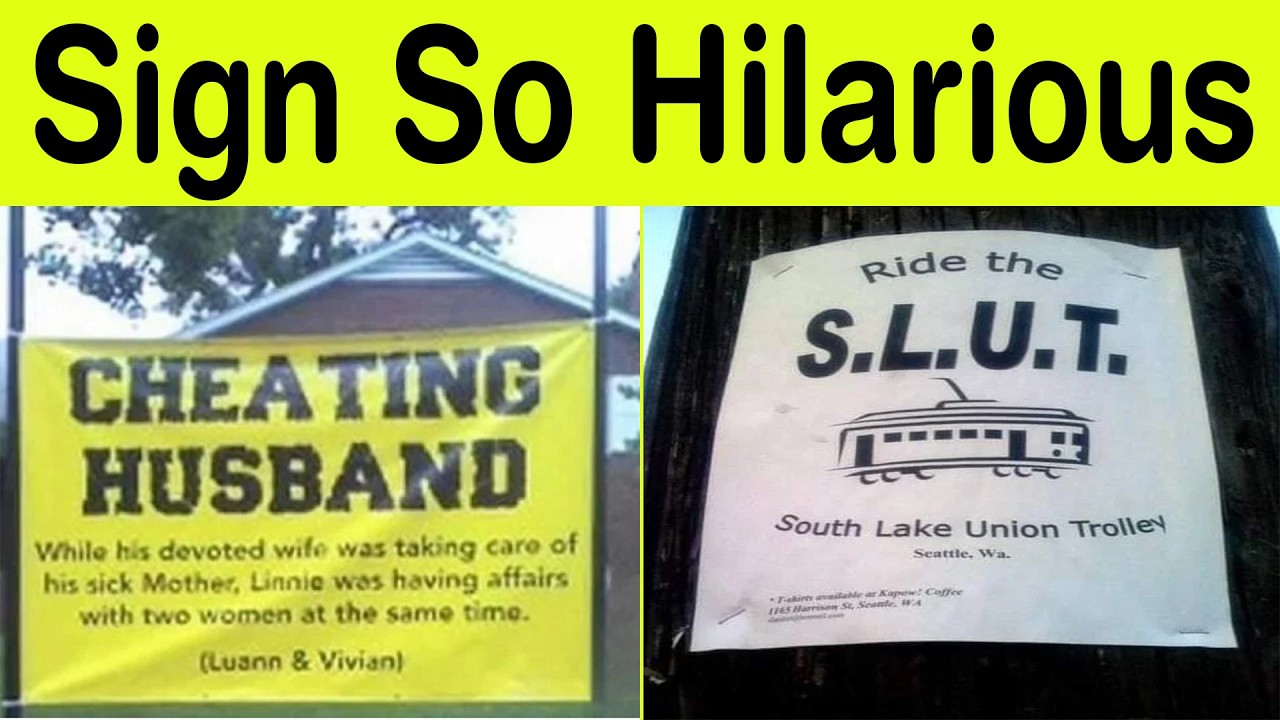 Signs So Hilarious They Feel Like a Comedy Show – But They’re Real! || Happy Panda